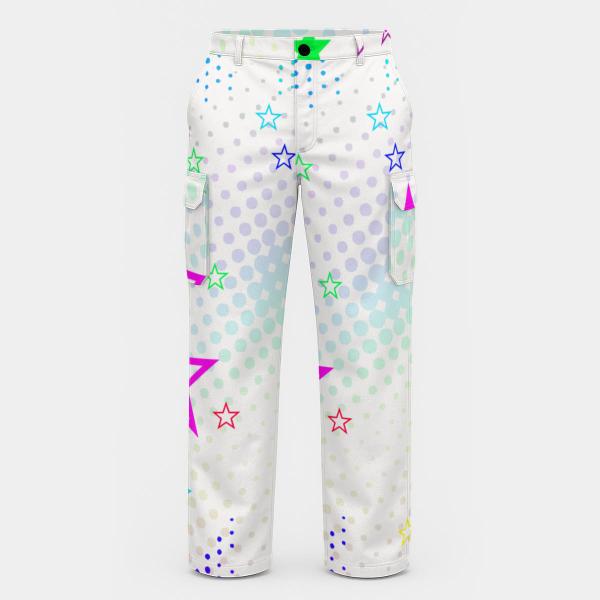 Cargohose mit Leo - Hose, lang oder kurz, bunt, 100% Polyester, Grösse S-5XL, fester Stoff, Normale Passform, Mischling, Mix, Labrador, Labbi